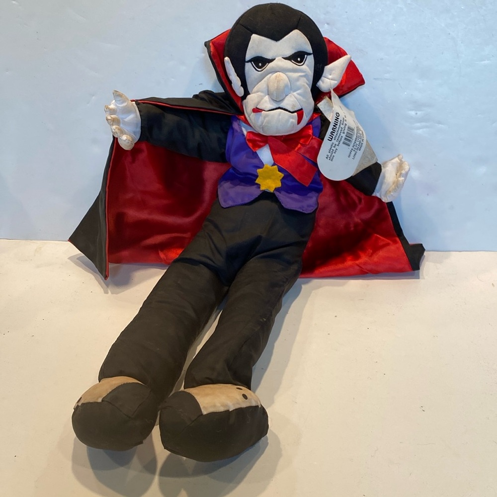 NWT and Vintage Large Plush Dracula Doll